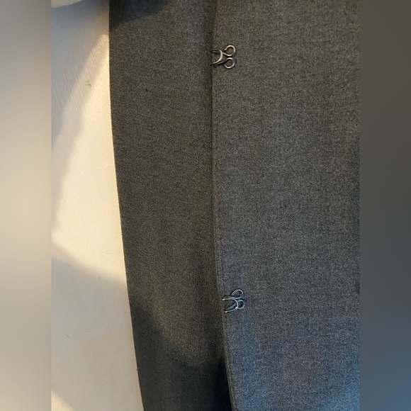 Torrid Charcoal Gray Ponte Fitted Military Jacket - Picture 6 of 7